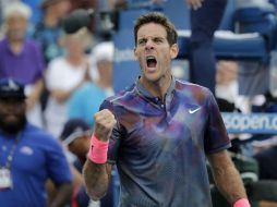 Del Potro (N.24) empleó dos horas y 11 minutos en colarse en la ronda de los 32 mejores, con parciales de 6-2, 6-2, 7-6 (73). AP / S. Wenig