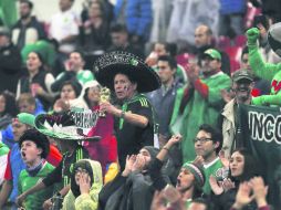 Arraigado. Los aficionados mexicanos gritaron 17 veces el ¡Eeehhh... Pu...! durante el partido entre México y Panamá. SUN /