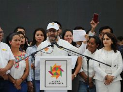 La renuncia de la legisladora se registra luego de que el MNE votara a favor de apoyar a Morena en las campañas presidenciales. SUN / J. C. Reyes