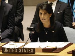 Haley propuso al Consejo de Seguridad de la ONU que considerara la aprobación de nuevas sanciones contra Corea del Norte. EFE / P. Foley