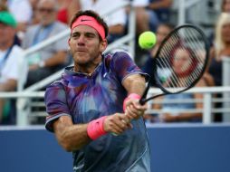 Del Potro, campeón del US Open en 2009, repitió su actuación del año pasado y espera mejorarla cuando dispute el pase a semifinales. AFP / C. Brunskill