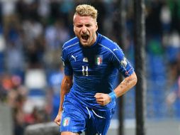 Ciro Immobile anota el único gol del partido al 53' AFP / V. Pinto