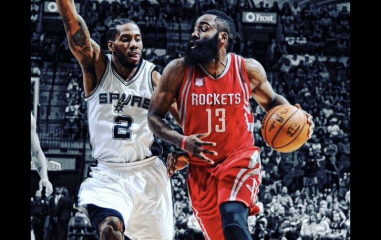 Rockets tiene como figura a James Harden, quien es el jugador mejor pagado de la NBA con un contrato de 228 MDD por cuatro años. TWITTER / @HoustonRockets