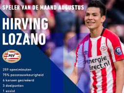 La Eredivisie destaca los números de Lozano en sus tres encuentros de Liga. TWITTER / @eredivisie