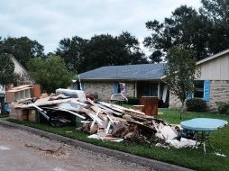 ''Harvey'' tocó tierra en Texas cuando era un huracán categoría 4 el pasado 25 de agosto. AFP / S. Platt