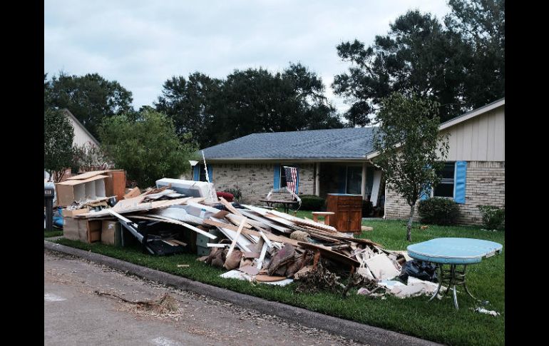 ''Harvey'' tocó tierra en Texas cuando era un huracán categoría 4 el pasado 25 de agosto. AFP / S. Platt