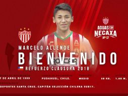 Allende fue seleccionado y capitán Sub-17 en la Copa del Mundo 2015. TWITTER / @ClubNecaxa