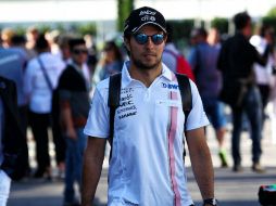 El tapatío esperaba renovar su contrato luego de la pausa veraniega de la Fórmula Uno. TWITTER / @ForceIndiaF1