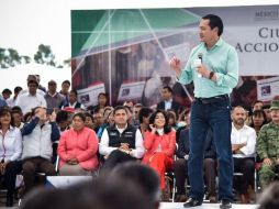 El secretario participó en el evento Ciudades Seguras para las Mujeres Acciones contra la Violencia de Género celebrado en Puebla. TWITTER / @osoriochong