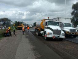 La dependencia señala que existe un operativo de bacheo emergente en la arteria. FACEBOOK / Netzahualcoyotl Ornelas Plascencia