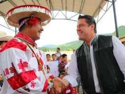 Aristóteles realiza una gira de trabajo por municipios de la Zona Norte, como Chimaltitán, Villa Guerrero, Totatiche y Colotlán. TWITTER / @AristotelesSD