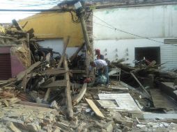 El Servicio Geológico de EU dijo que el terremoto golpeó a Chiapas con una magnitud superior a la fuerza del terremoto de 1985. EFE / P. Rasgado