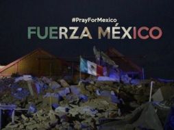 Con #PrayForMexico y #FuerzaMexico celebridades y el mundo entero muestran su apoyo a México. TWITTER /