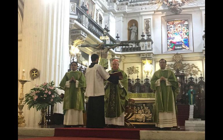 Robles Ortega señaló que los Obispos de la Iglesia Católica expresaron también su hermandad y oración hacia las víctimas. ESPECIAL / Arzobispado de Guadalajara