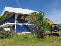 Desde hace un año, al término de ciclo escolar, los alumnos de estas dos escuelas fueron reubicados a un plantel nuevo. TWITTER / @GobTlajomulco