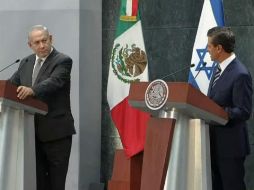 Enrique Peña Nieto y Netanyahu ofrecerán en el salón Adolfo López Mateos de la Residencia Oficial un mensaje a los medios. TWITTER / @PresidenciaMX