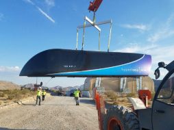 El sistema de transporte Hyperloop es promovido por Tesla y SpaceX, dos empresas fundadas por Elon Musk. TWITTER / @hyperloopone