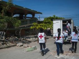 Cruz Roja Mexicana en sus centros de acopio, ubicados en 16 estados del país, ha recolectado hasta el momento 516 toneladas de ayuda. NTX /