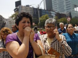 Se han presentado ataques de pánico entre los habitantes de la Ciudad de México, además de daños severos en la infraestructura. EFE / Sáshenka Gutiérrez