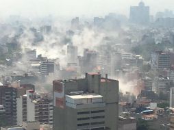 El sismo que se registró la tarde de este martes ha dejad varios edificios dañados. EFE /