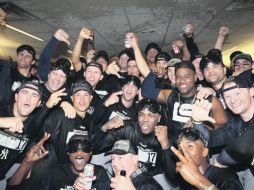 Los Yankees de Nueva York festejan su pase a los Playoffs, con una marca de 86-68 en la División Este de la Liga Americana.