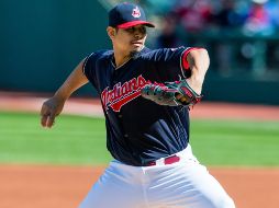 Carlos Carrasco tuvo una gran actuación y llegó a 18 triunfos en la temporada. AFP/J. Miller