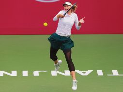 En ritmo. Maria Sharapova reapareció en el circuito en abril pasado tras una prolongada suspensión por dopaje. AFP