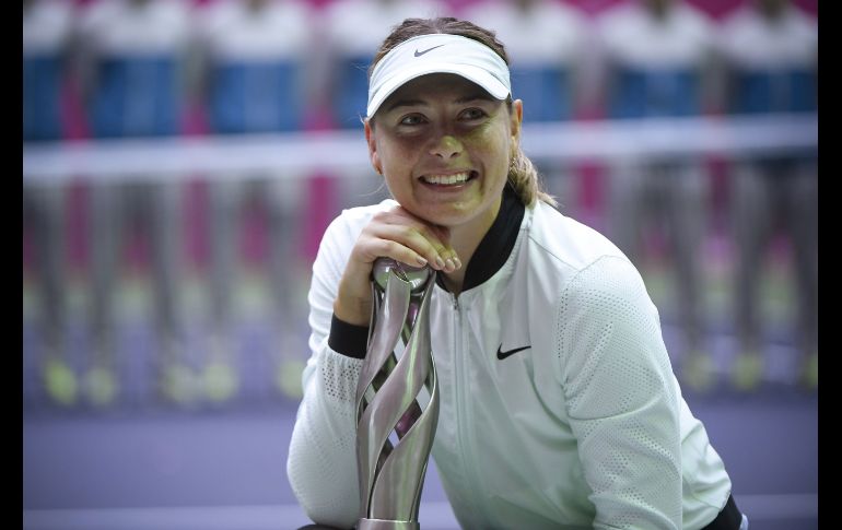 Este es el primer título del año para la rusa, que reapareció el pasado mes de abril en el torneo de Stuttgart. AFP/W. Zhao