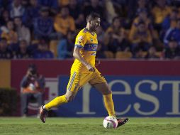 André-Pierre Gignac consuguió el gol a los tres minutos de iniciado el partido. AFP/J. Aguilar