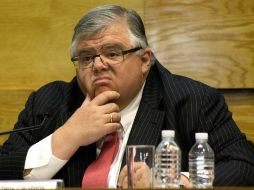 Agustín Carstens, gobernador del Banco de México, presentó el reporte sobre el Sistema Financiero de 2017. SUN / ARCHIVO