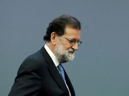 Rajoy aseguró que su primera medida será destituir al presidente catalán. EFE/J. Martín