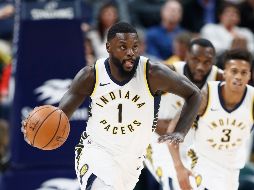 Lance Stephenson, de los Pacers, durante el juego. AFP/A. Lyons