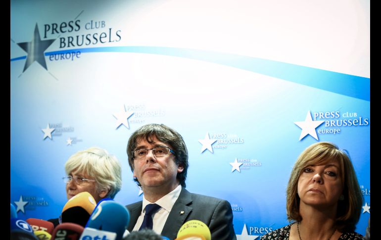 Puigdemont aseguró en conferencia de prensa que sólo volverá a España cuando tenga 