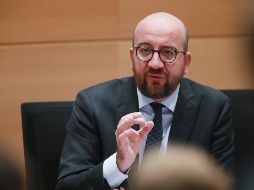 El primer ministro de Bélgica, Charles Michel, responde a preguntas de los diputados sobre la crisis catalana en la Comisión de Interior del Parlamento federal. EFE/O. Oslet