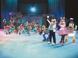 ‘Disney On Ice: Sigue tus emociones’ es la nueva aventura liderada por Mickey Mouse para divertir a los pequeños tapatíos. ESPECIAL / CORTESÍA