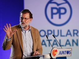 La visita de Rajoy a Barcelona se produce dos semanas después de la fallida proclamación de independencia, el 27 de octubre.. AFP / P. Barrena