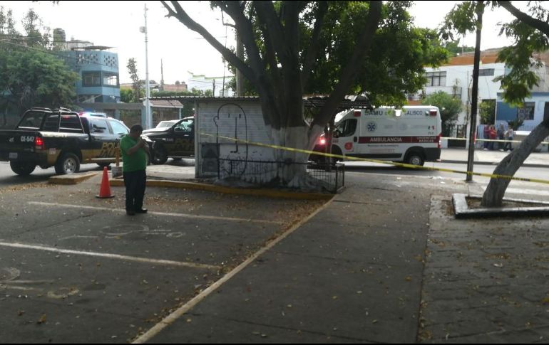 El hombre fue trasladado a las instalaciones de la Cruz Verde Ernesto Arias. ESPECIAL/ Policía de Guadalajara