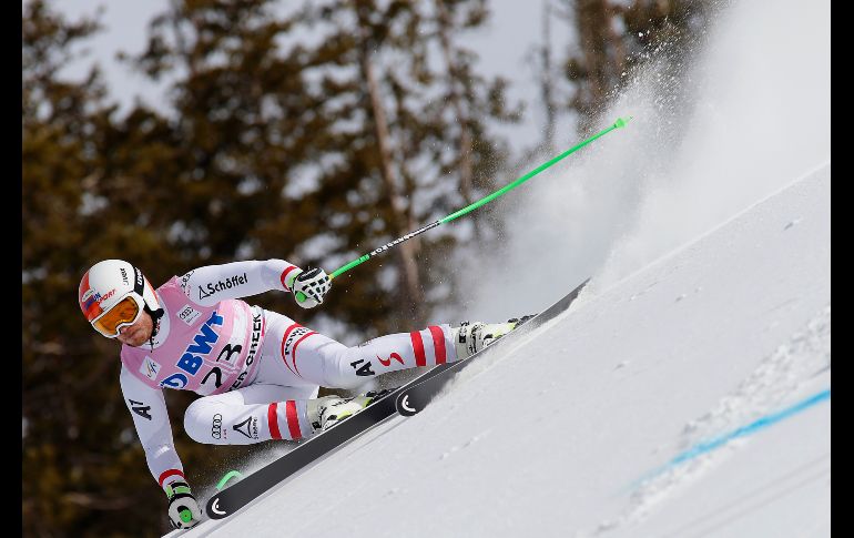 El austriaco Christian Walder participa en la Copa Mundial de esquí en Beaver Creek, Estados Unidos. AP/N. Bilow
