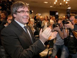 Puigdemont y sus partidarios en Bélgica han manifestado su intención de competir por una diputación en las elecciones del 21 de diciembre. AP/O. Matthys