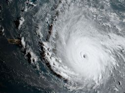 El ojo del huracán Irma pasó sobre Barbuda en torno a las 1:47 de madrugada.  /