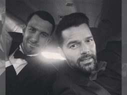 Ricky Martin acudió a la entrega de los Globos de Oro con Yosef. INSTAGRAM / ricky_martin