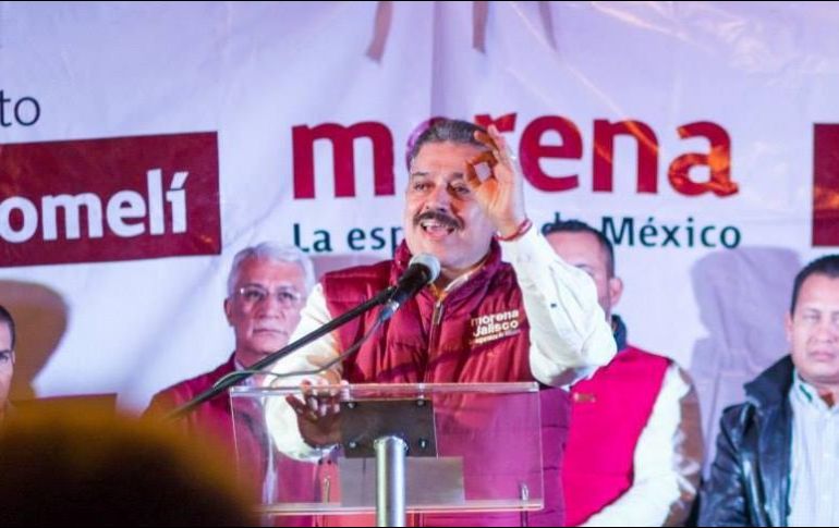 Lomelí confirmó que tienen registro de precandidatos en 105 ayuntamientos y los 20 que restan los propondrán el PT y Encuentro Social. FACEBOOK / Dr. Carlos Lomelí Bolaños