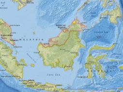 La sacudida tuvo lugar el jueves por la noche a unos 8 kilómetros de localidad de Ranau, en la base del Monte Kinabalu. ESPECIAL / www.earthquake.usgs.gov