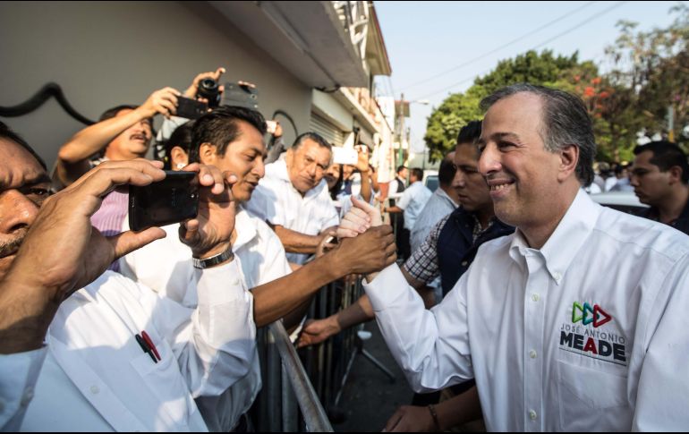 El candidato presidencial emitió su solidaridad respecto al fallo del TEPJF sobre Rodríguez Calderón. SUN / G. Espinosa
