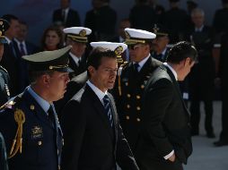 Peña Nieto mencionó de forma especial las nuevas instalaciones del Colegio del Aire en Zapopan Jalisco. EL INFORMADOR/ ARCHIVO