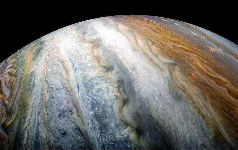 Las fotografías se tomaron mientras Juno realizaba su decimosexto vuelo de aproximación al “gigante gaseoso”. ESPECIAL / nasa.gov