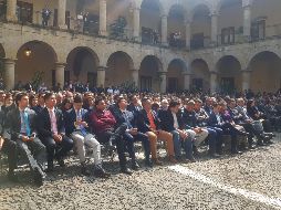 Entre los asistentes están el senador por Morena, Antonio Pérez y su hijo, el piloto, Sergio Pérez. EL INFORMADOR / R. Bobadilla