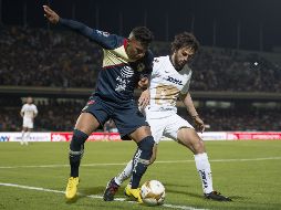 _PART_LMX_SEM_IDA_PUM_AME_ - Foto del partido Pumas vs America correspondiente a la semifinal de ida del torneo Apertura 2018 de la Liga BBVA Bancomer MX celebrado en el estadio de Ciudad Universitaria.EN LA FOTO:Photo of the Pumas vs America match corresponding to the first leg semifinal of the Apertura 2018 match of Liga BBVA Bancomer MX held at the Ciudad Universitaria stadium.IN THE PHOTO: