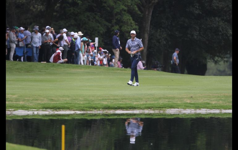 El golfista estadounidense Dustin Johnson compite en el World Golf Championship México 2019, en el Club de Golf Chapultepec de Ciudad de México. EFE/M. Guzmán