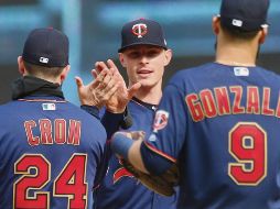 Max Kepler conectó dos de los cinco cuadrangulares de los Mellizos ayer ante Baltimore. AP / J. Mone